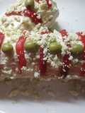 Pionono arrollado con crema de maíz dulce