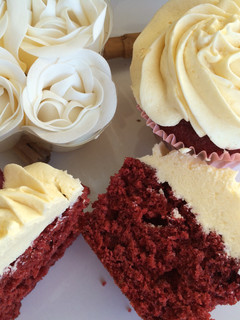 Una foto de Cupcake red velvet