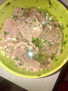 Una foto de Lengua a la vinagreta tradicional
