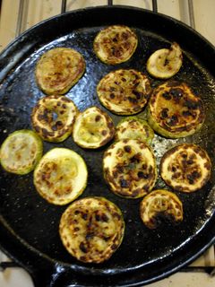 Una foto de Zucchini a la plancha o al disco