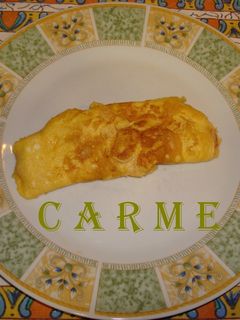 Una foto de Tortilla de gambas