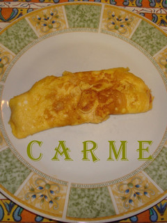 Una foto de Tortilla de gambas