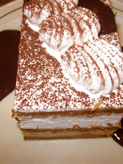 Una foto de Milhojas de crema