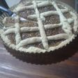 Pastafrola de dulce de batata con chocolate