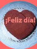 Bizcocho romántico corazón
