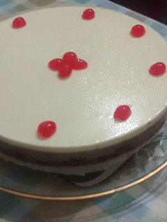 Una foto de Tarta de 3 chocolates