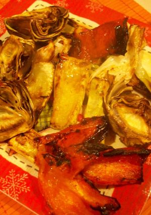 Una foto de Parrillada al horno de verduras