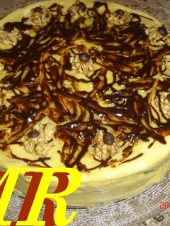 Una foto de Bizcoflan de nueces