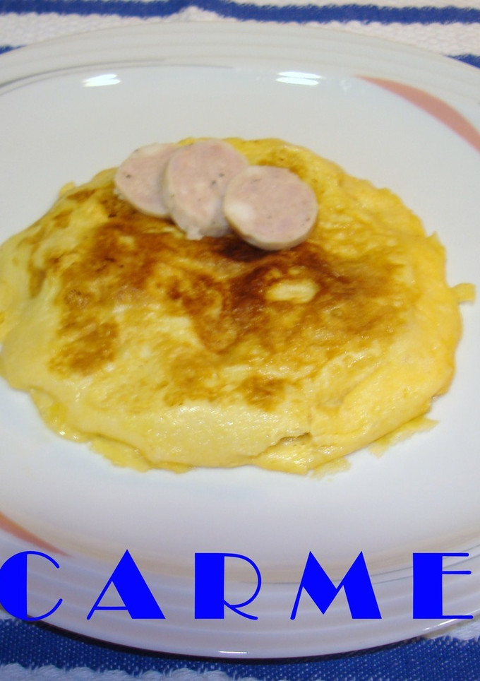 Una foto de Tortilla de butifarra de huevo (de Cuaresma)
