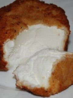 Una foto de Helado frito casero