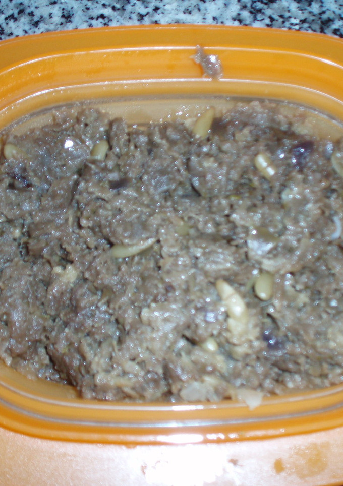 Una foto de Morcilla de berenjena (Thermomix 31)