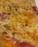Pizza de mozzarella