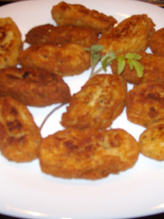 Una foto de Croquetas de puré de patatas