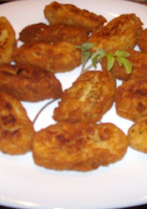 Una foto de Croquetas de puré de patatas