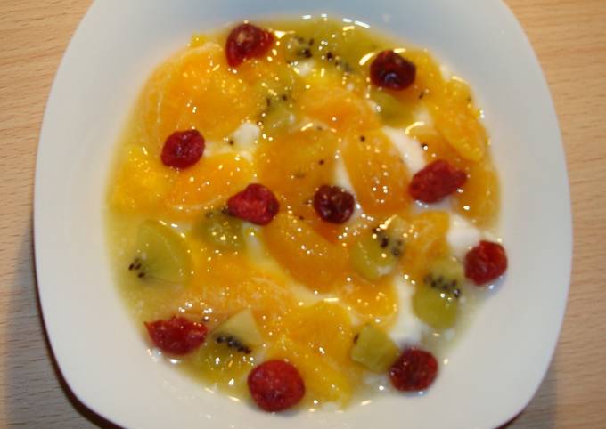 Foto principal de Yogur con frutas caramelizadas
