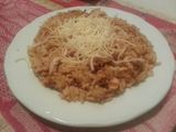 Risotto de tomates secos con pollo