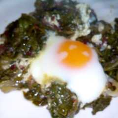Foto principal de Cazuela de acelgas, jamón y huevos