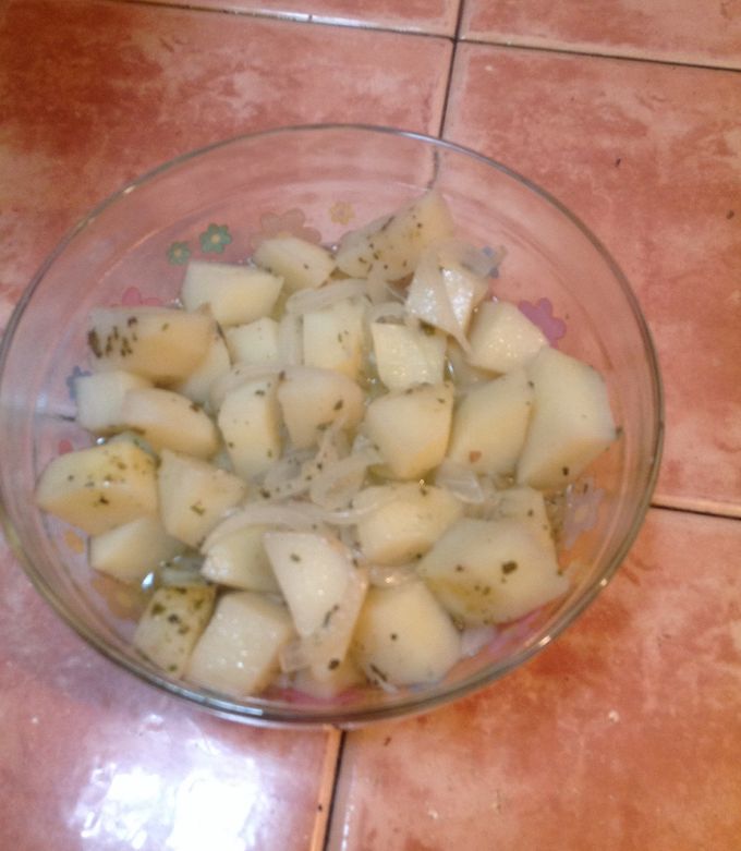 Una foto de Papas al orégano