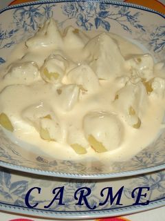 Una foto de Patatas cocidas con salsa mayonesa