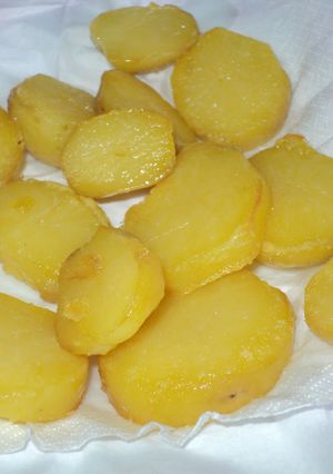 Una foto de Papas doradas