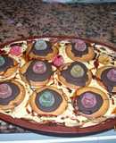 Tarta de galletas, moca y chocolate