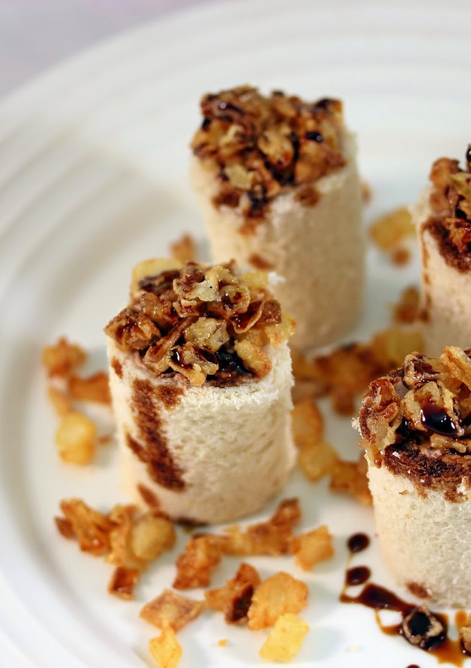 Una foto de Rollitos impostores de foie gras