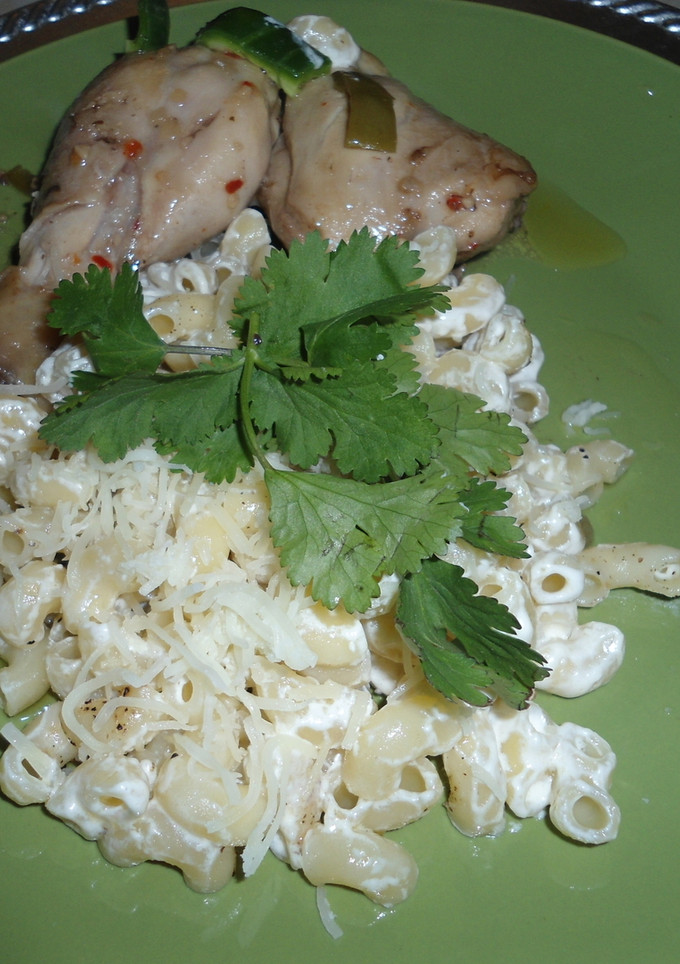 Una foto de Pollo dulce y picante