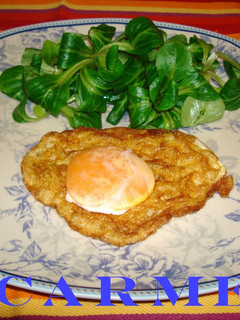 Una foto de Bunyols (Huevos fritos)