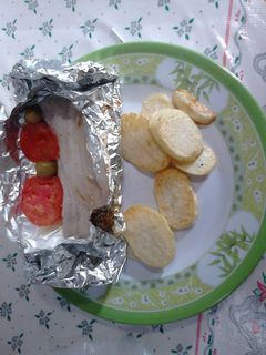 Una foto de Pescado empapelado alux