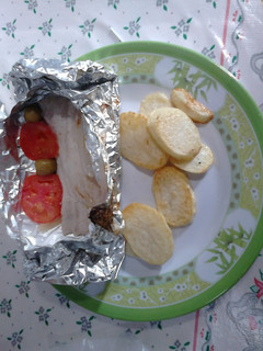 Una foto de Pescado empapelado alux