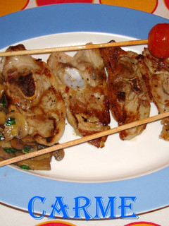 Una foto de Chuletas de cordero a la plancha