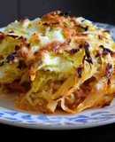 Milhoja de repollo con Thermomix