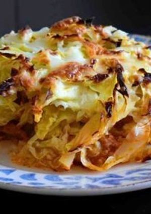 Una foto de Milhoja de repollo con Thermomix