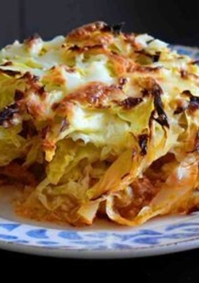 Una foto de Milhoja de repollo con Thermomix