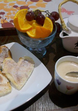 Una foto de Desayuno romántico