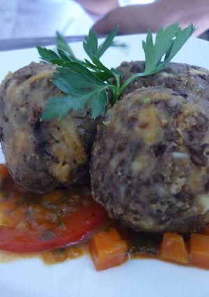 Una foto de Albóndigas de lentejas