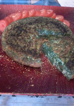 Una foto de Tortilla de acelga