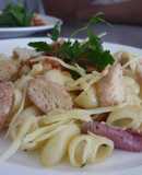 Pasta con salami