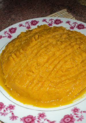 Una foto de Puré de zapallo