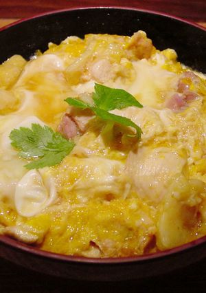 A picture of Oyakodon.