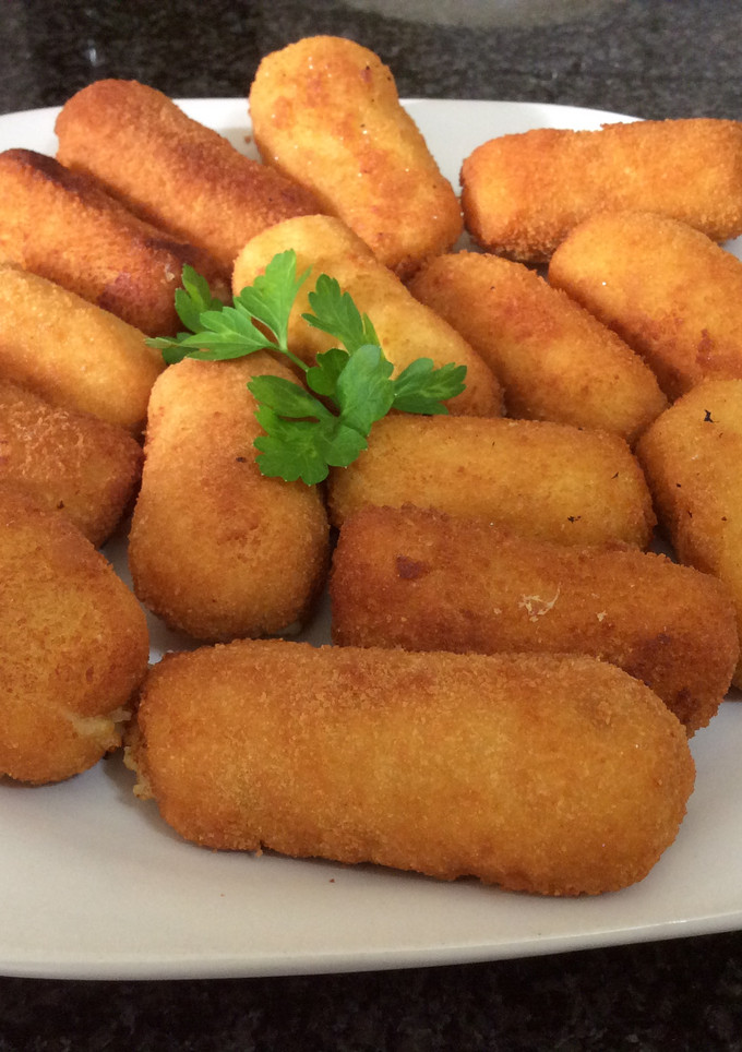 Una foto de Croquetas caseras de pollo y jamón AMC