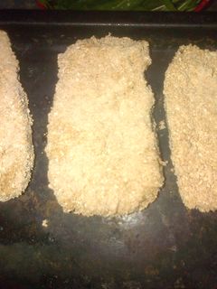 Una foto de Milanesas de berenjenas