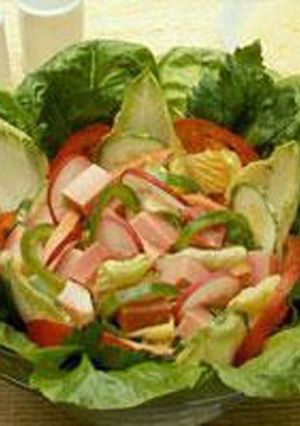 Una foto de Ensalada crujiente
