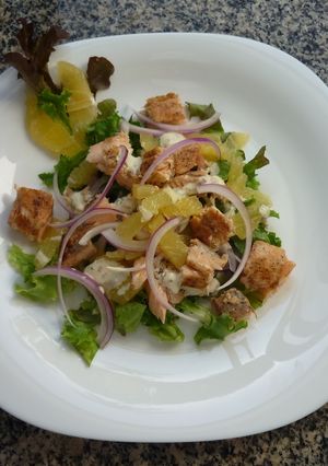 Una foto de Ensalada de salmón (Winnyver)