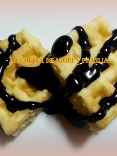 Una foto de Gofres para gofrera