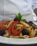 Ensalada mediterránea con pasta