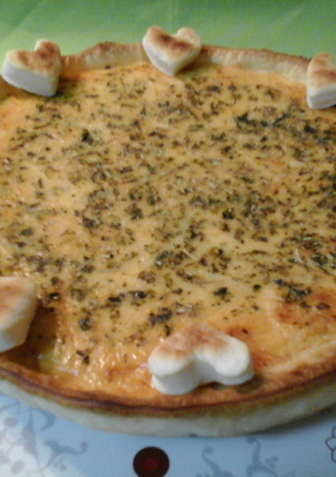 Una foto de Quiche corazonado