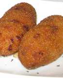 Croquetas de papa con queso a la cubana