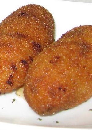 Una foto de Croquetas de papa con queso a la cubana