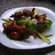 Ensalada de camarones y aguacate